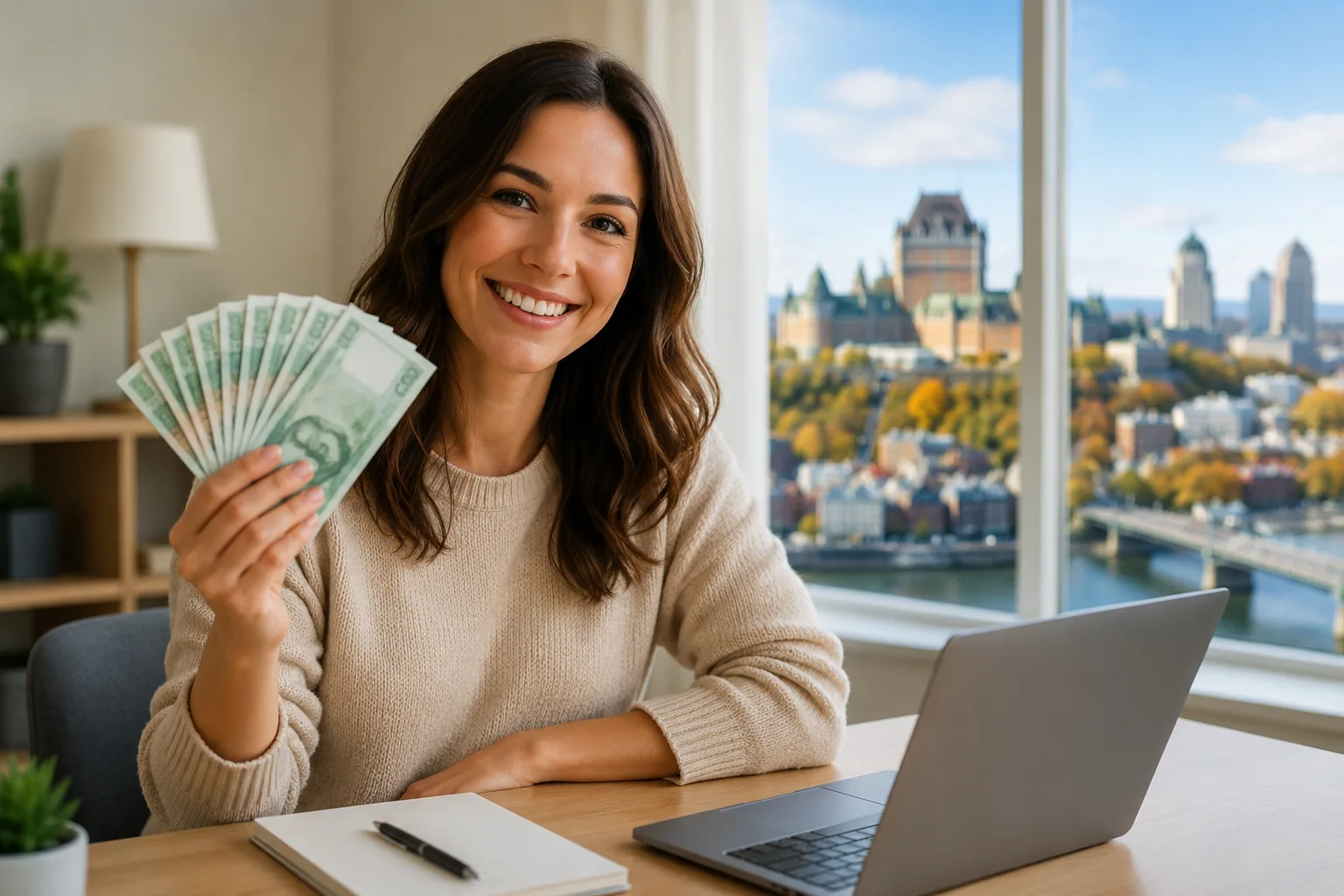 Prêt 5000 $ au Québec : empruntez jusqu'à 5 000 $ dès le jour même